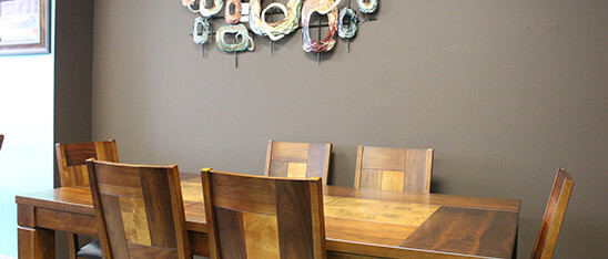 Wall Decor and dining room set | Furniture