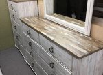 Distressed bedroom set